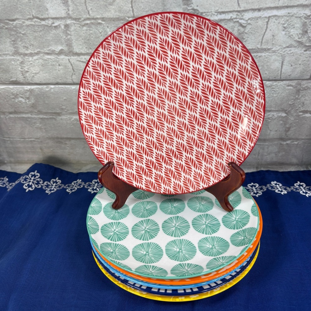 Selamica Ceramic Dessert Salad Plates Set of 6 perfect 8 1/2" plates